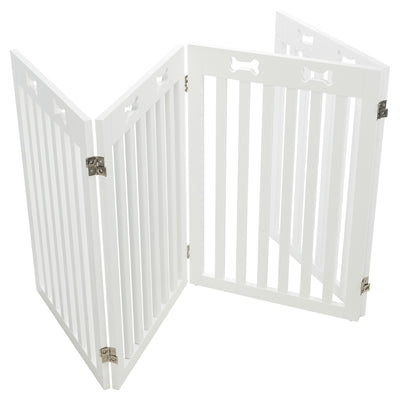 Trixie Hundezaun Weiss 4 Platten