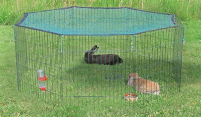 Trixie Natura Nagerauslauf Mit Schutznetz Grün