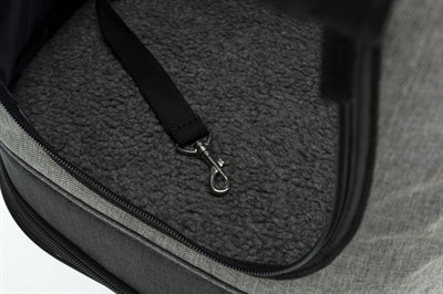 Trixie Hundetasche Timon Schwarz/Grau