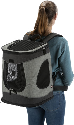 Trixie Hundetasche Timon Schwarz/Grau