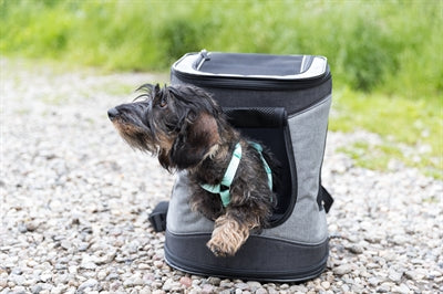 Trixie Hundetasche Timon Schwarz/Grau