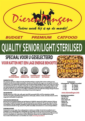 Budget Premium Katzenfutter Qualität Senior / Hell / Sterilisiert