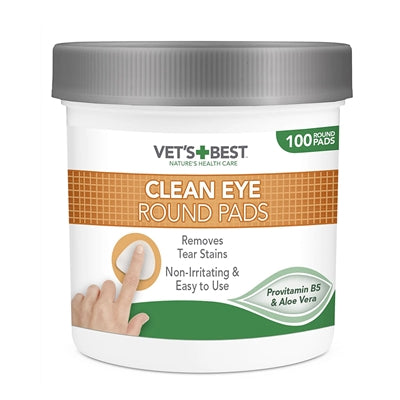 Vets Best Sauberes Auge Runde Pads