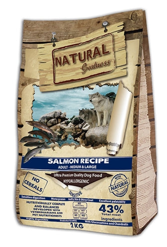Natural Greatness Lachs-Rezept Sensitive Mittel / Gross