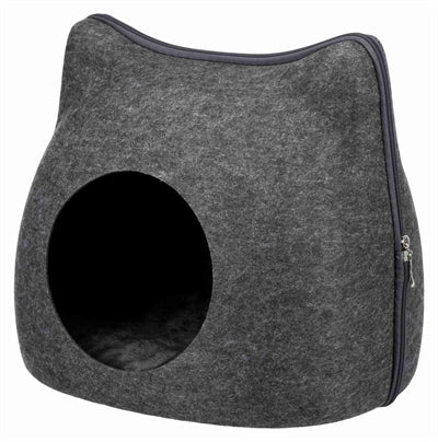 Trixie Entspannung Iglu Katze Filz Grau