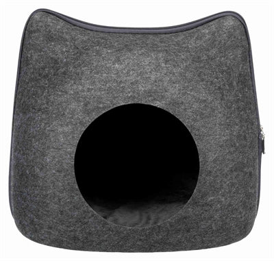 Trixie Entspannung Iglu Katze Filz Grau