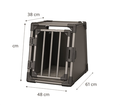 Trixie Transportkiste Aluminium Graphit