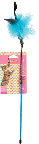 Zolux Katze Angelrute Feder Sortiert