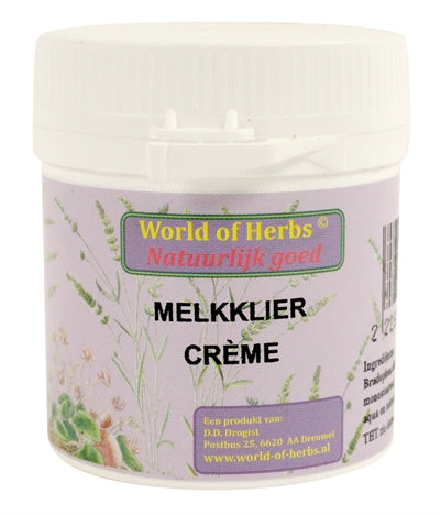 World Of Herbs Phytotherapie Creme Für Die Brustdrüse