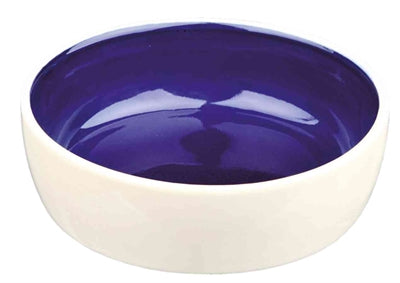 Trixie Fressnapf Katze Keramik Creme/Blau