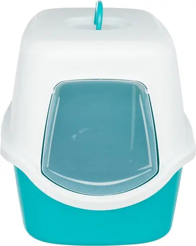 Trixie Katzentoilette Vico Türkis/Weiss