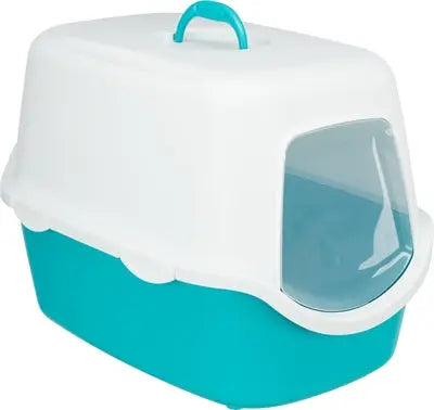 Trixie Katzentoilette Vico Türkis/Weiss