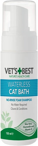 Vets Best Wasserloses Katzenbad