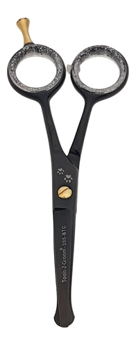 Tools-2-Groom Schwarze Rand-Topfschere Gebogen 205-Btc
