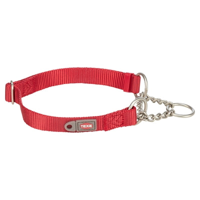 Trixie Hundehalsband Premium Halb-Schlupf-Halsband Rot