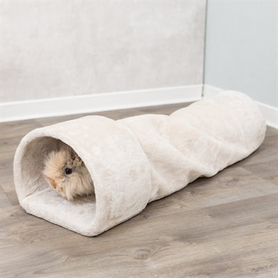 Trixie Spieltunnel Kaninchen / Meerschweinchen Plüsch Beige