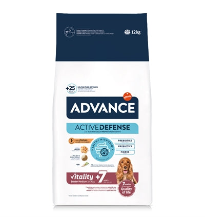 Advance Medium Trockenfutter für mittelgroße Hunde ausgewogene Ernährung