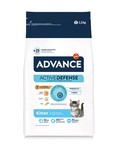 Advance Katzenwelpen Trockenfutter Huhn Reis Fütterungsempfehlung