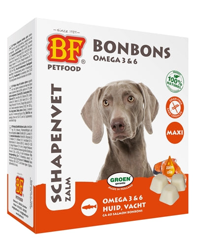 Bf Petfood Schafsfett-Maxi-Bonbons Lachsfarben