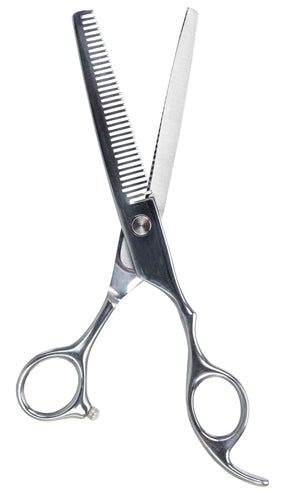 Trixie Effilierschere einseitig Profi-Fellschere für Hundefriseure