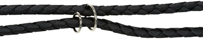 Trixie Cavo Leine schwarz verstellbar Karabiner Nahaufnahme