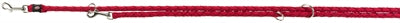 Trixie Hundeleine Cavo verstellbar rot robustes Nylon-Seil