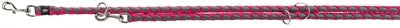 Trixie Cavo Verstellbare Hundeleine Fuchsia/Grau