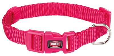 Trixie Hundehalsband fuchsia Nylon, Detailansicht des D-Rings