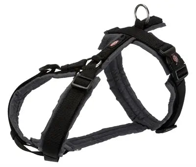 Trixie Hundegeschirr Premium Trekking Schwarz/Grau