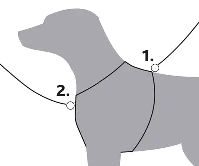 Trixie Hundegeschirr Premium Trekking Fuchsia/Grau