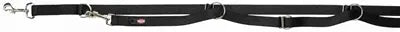 Trixie Hundeleine Premium Verstellbar Schwarz