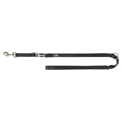 Trixie Hundeleine Premium Verstellbar Schwarz