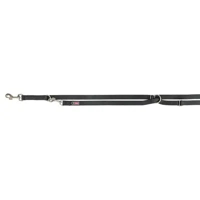 Trixie Hundeleine Premium Verstellbar Schwarz