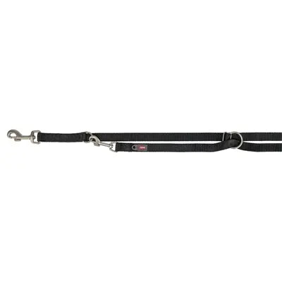 Trixie Hundeleine Premium Verstellbar Schwarz