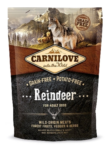 Carnilove Rentier Trockenfutter für erwachsene Hunde, getreidefreies Hundefutter