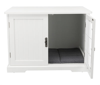 Trixie Home Kennel Hundekäfig weiß Nahaufnahme Tür