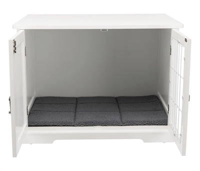 Trixie Home Kennel Hundebox weiß Rückansicht Gitter