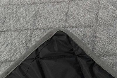 Trixie Nero Sofa-Korb Hundebett grau Rückansicht