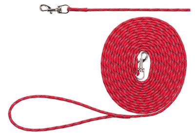 Trixie Junior Schleppleine lang rot Nylon für Welpen
