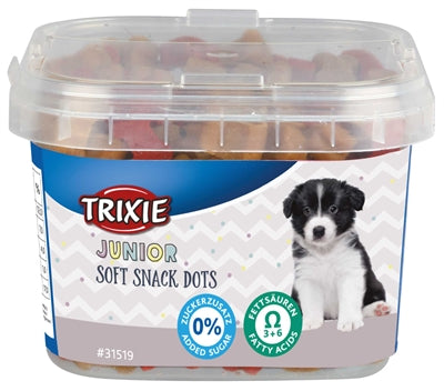 Trixie Junior Soft Snack Dots mit Omega-3 Welpensnacks Belohnung