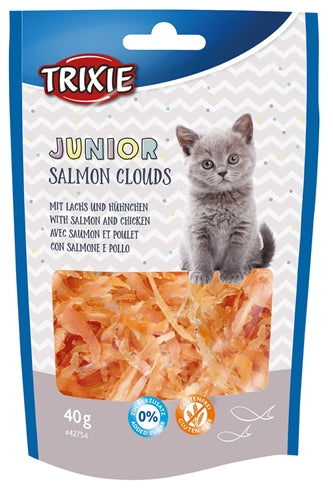 Trixie Junior Lachs Wolken weiche Katzensnacks mit Lachsgeschmack