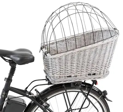 Trixie Fahrradkorb Gepäckträger Mit Gitter Grau