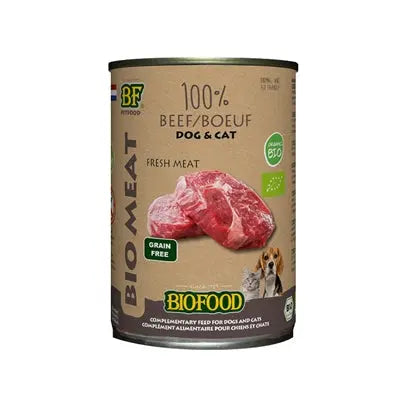 Bf Petfood Bio-Rindfleisch-Menüdose