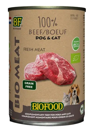 Bf Petfood Bio-Hund 100% Rindfleisch Dose