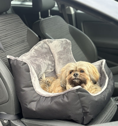 Trixie Autositz Schwarz/Grau