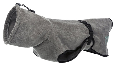Trixie Frottee-Hundebademantel grau – Verpackung