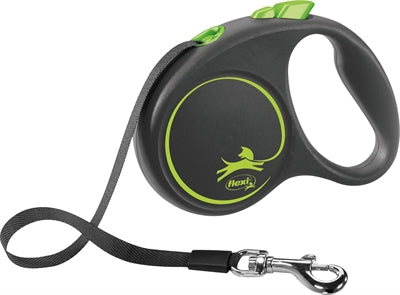 Flexi Design Rollleine Grün – Hund spaziert an stilvoller Leine