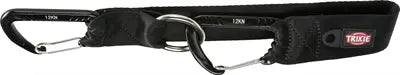 Trixie Sicherheitsgurtschlaufe Universal Mit Karabiner Schwarz