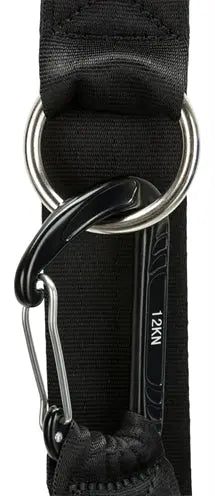Trixie Sicherheitsgurtschlaufe Universal Mit Karabiner Schwarz