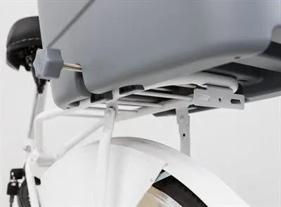 Trixie Fahrradkorb Für Gepäckträger Mit Drahtgitterbügel Kunststoff Grau